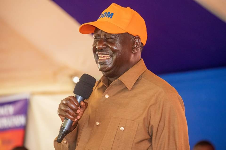 File image of ODM party leader Raila Odinga.